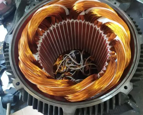 AC motor rewinding services.